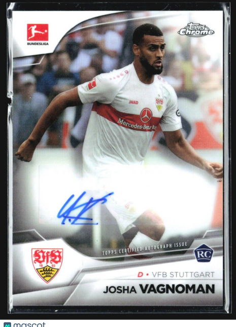 2022-23 Topps Chrome Bundesliga - Chrome Auto #BCA-JV Josha Vagnoman Rc