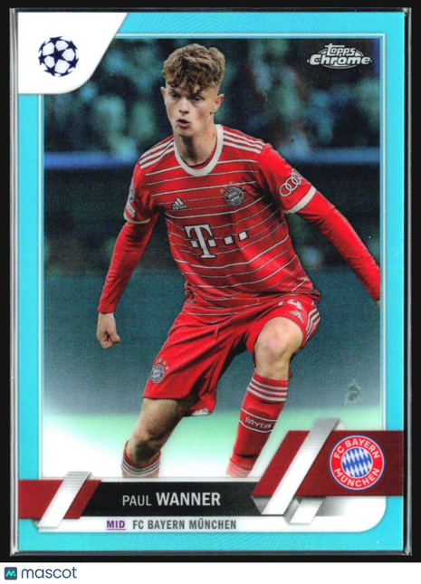 2022-23 Topps Chrome Paul Warner Teal Refractor /199 #174