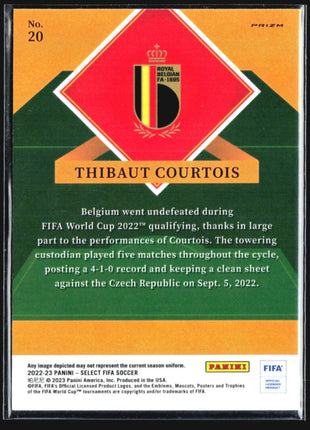 2022-23 Panini Select Stars Thibaut Courtois #20