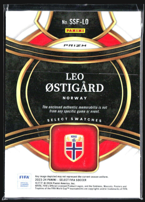 2023-24 Panini Select Leo Ostigard Jersey Relic #SSF-LO