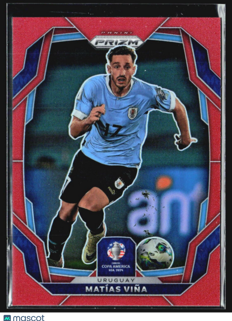 2024 Panini Prizm Matias Vina Red /199 #101