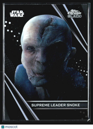 2023 Topps CHrome Black Star Wars Supreme Leader Snoke #96