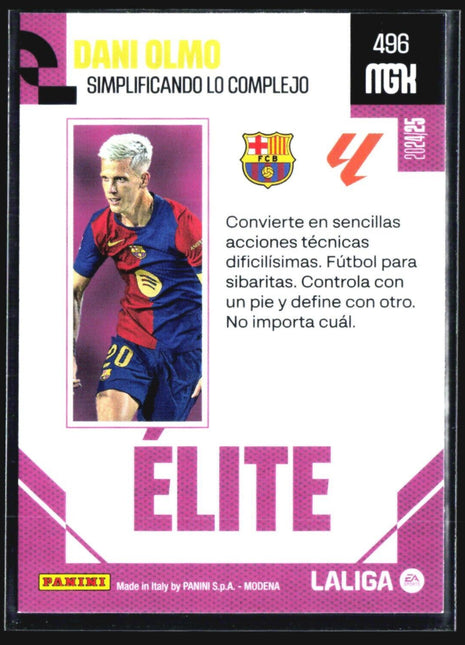 2024-25 Panini Megacrack Dani Olmo Elite #496