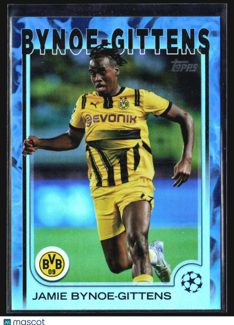 2022-23 Topps Chrome UEFA Club Competitions - #43 Jamie Bynoe-Gittens (RC) /125