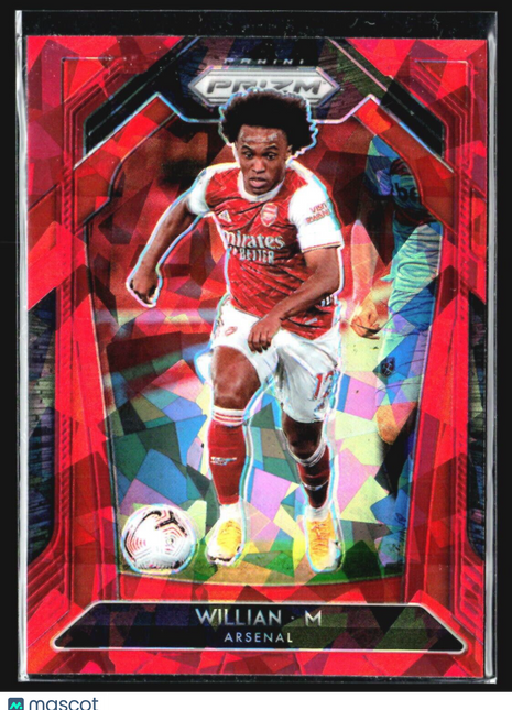 2020-21 Panini Prizm Premier League - #41 Willian Red Ice
