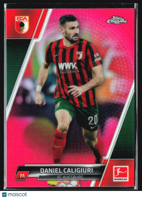 2021-22 Topps Chrome Bundesliga - #2 Daniel Caligiuri Pink /399