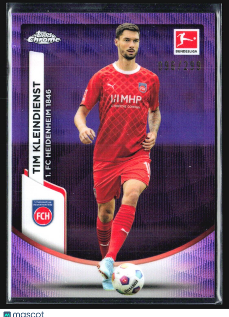 2023-24 Topps Chrome Tim Kleindienst Purple Wave /299 #41