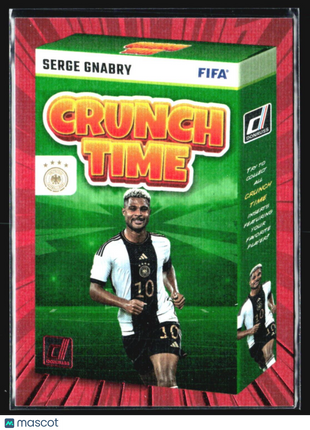 2023-24 Panini Donruss FIFA - Crunch Time #13 Serge Gnabry