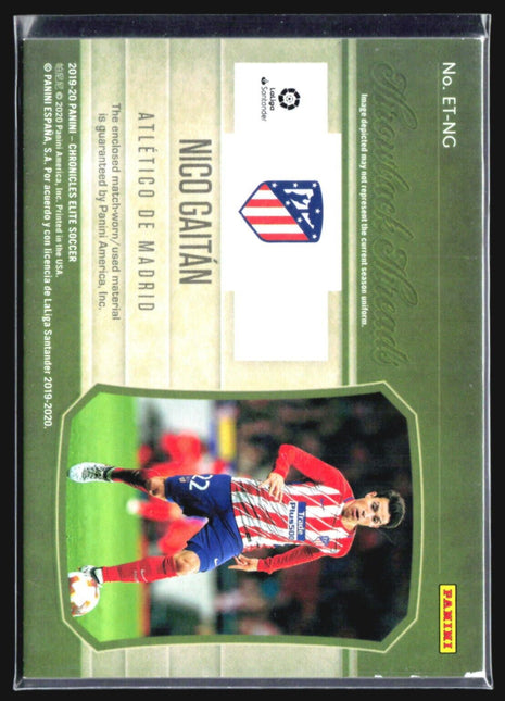 2019-20 Panini Elite Nico Gaitan THrowback Threads Jersey Relic #ET-NG
