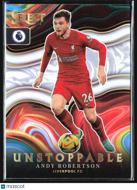 2022-23 Panini Select Andy Robertson unstoppable #7