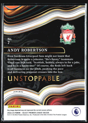 2022-23 Panini Select Andy Robertson unstoppable #7