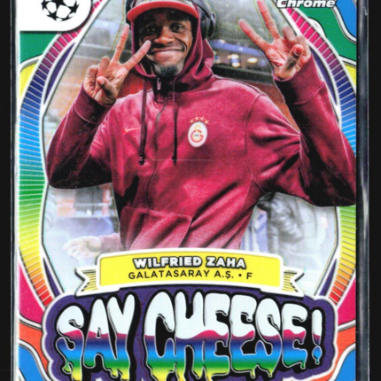 2023-24 Stadium Chrome Say Cheese Wilfried Zaha #SC-WZ