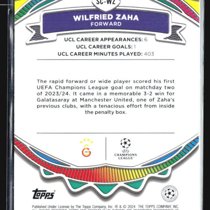 2023-24 Stadium Chrome Say Cheese Wilfried Zaha #SC-WZ