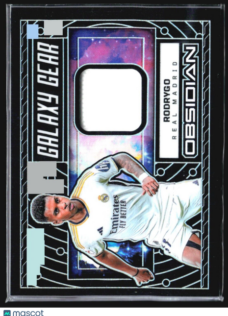 2023-24 Panini Obsidian Galaxy Gear Jersey Relic /199 Rodrygo