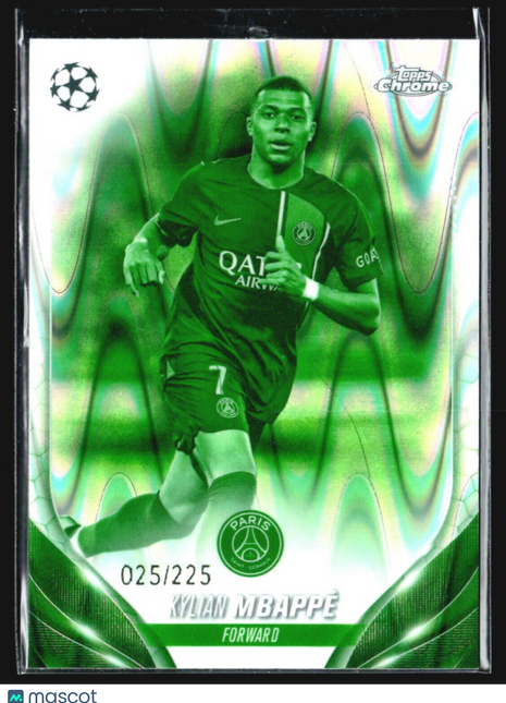 2024 Topps Chrome Champions League Kylian Mbappe #21 /225