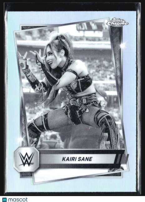 2025 Topps Chrome WWE Kairi Sane Black & White Refractor #170