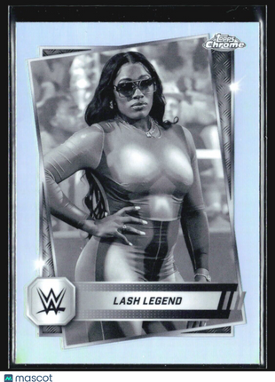 2025 Topps Chrome WWE Lash legend Black & White Refractor #139