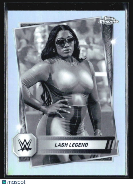 2025 Topps Chrome WWE Lash legend Black & White Refractor #139