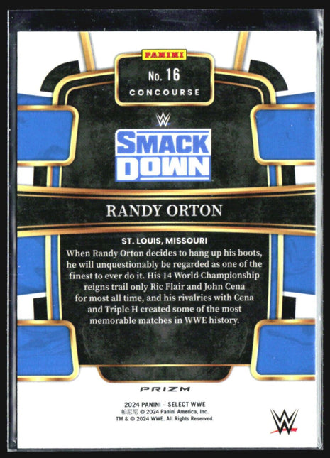 2024 Panini Select WWE - Concourse #16 Randy Orton Tri COlor