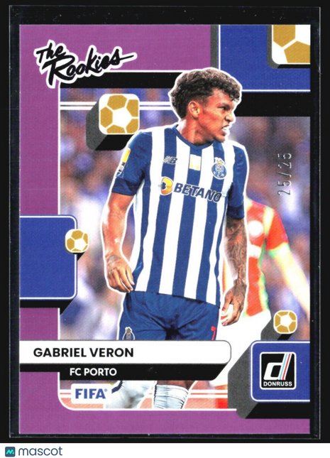 2022-23 Panini Donruss The Rookies Gabriel Veron Purple /25 #5