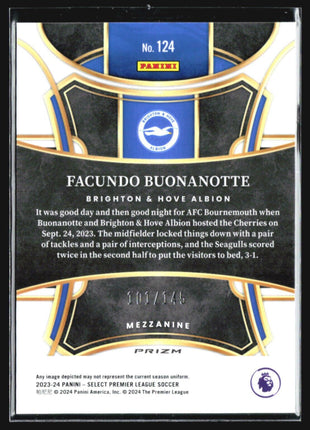 2023-24 Select Premier League Facundo Buonanotte #124 Orange Cracked Ice /145