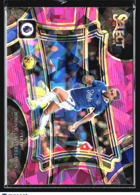 2023-24 Select Premier League Field Level Purple Cracked Dominic Calvert-Lewin