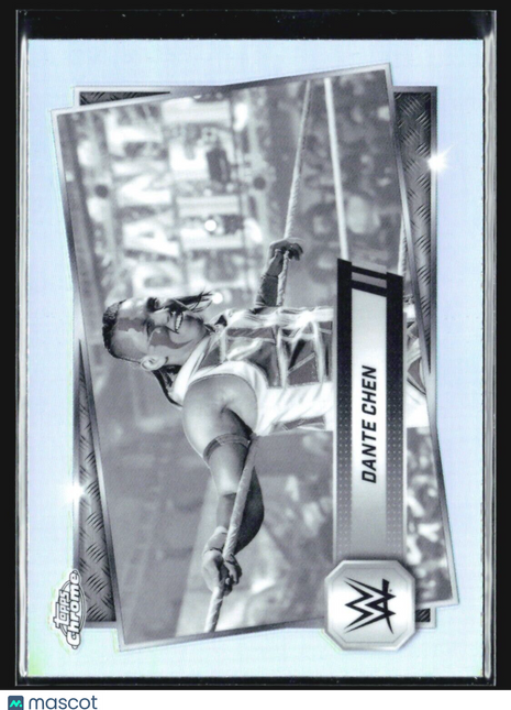 2025 Topps Chrome WWE Dante Chen Black & White Refractor #131