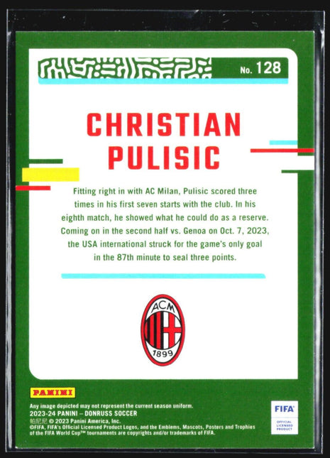 2023-24 Panini Donruss FIFA - #128 Christian Pulisic
