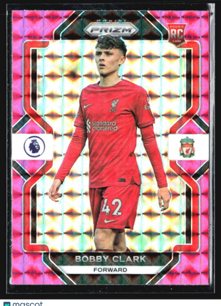 2022-23 Panini Prizm Premier League Pink - #199 Bobby Clark (RC)