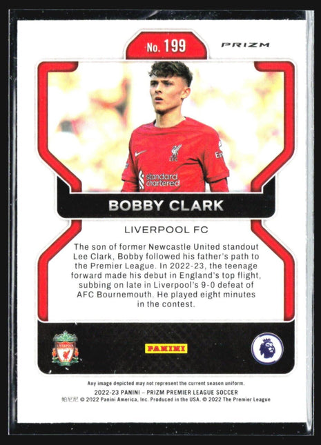 2022-23 Panini Prizm Premier League Pink - #199 Bobby Clark (RC)