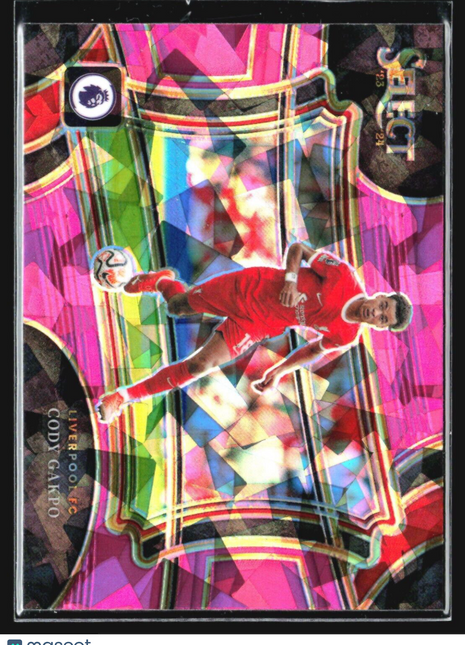 2023-24 Select Premier League Field Level Purple Cracked Ice Cody Gakpo #236