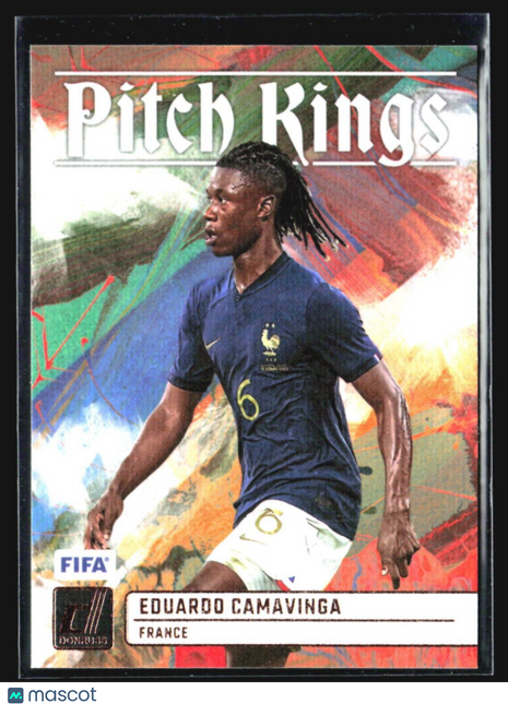2023-24 Panini Donruss FIFA - Pitch Kings #18 Eduardo Camavinga