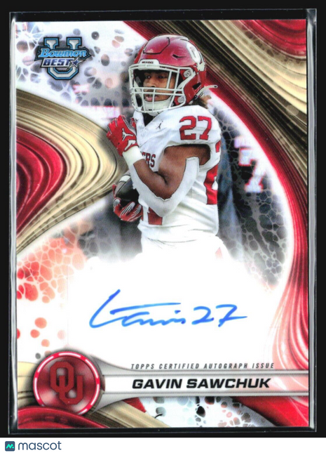 2024 Bowman University Best Gavin Sawchuk Refractor Auto #BOA-GS