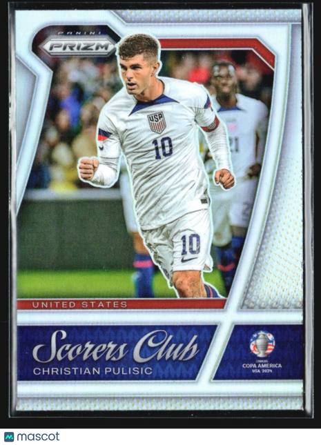 2024 Panini Prizm CONMEBOL Copa America - Scorers Club #10 Christian Pulisic