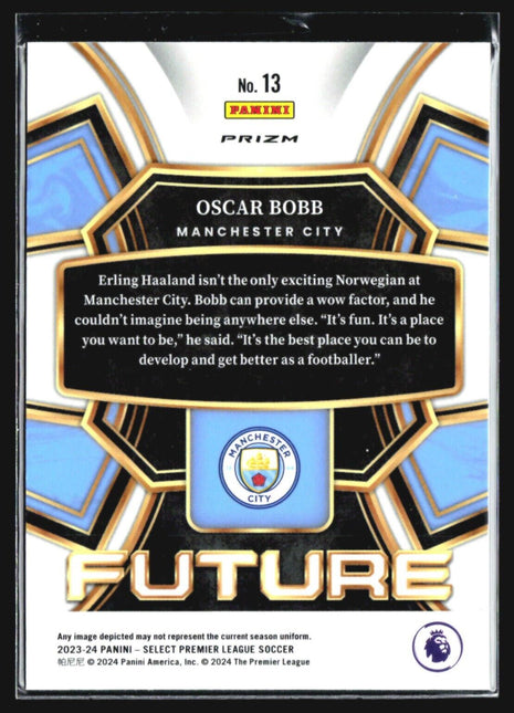 2023-24 Panini Select Premier League - Select Future #13 Oscar Bobb (RC)