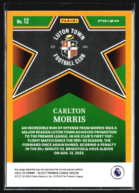 2023-24 Panini Select Premier League - Select Stars #12 Carlton Morris (RC)