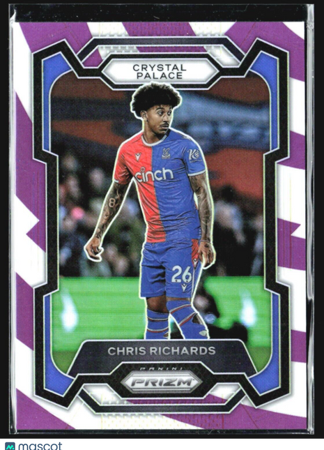 2023-24 Panini Prizm Premier League - #177 Chris Richards Purple White /92