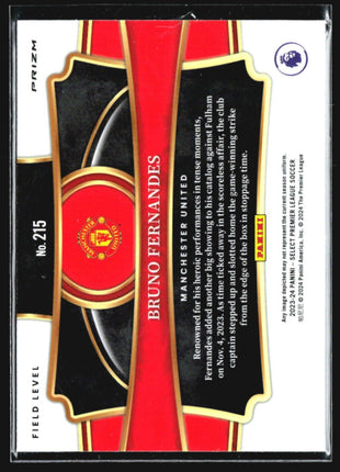 2023-24 Select Premier League Field Level Purple Cracked Ice Bruno Fernandes
