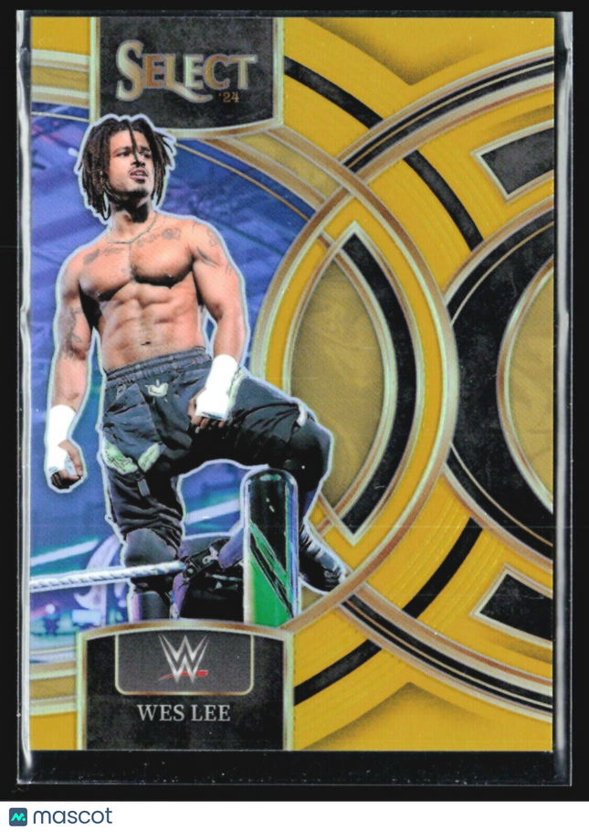 2024 Panini Select WWE Wes Lee Gold Prizm /10 #178