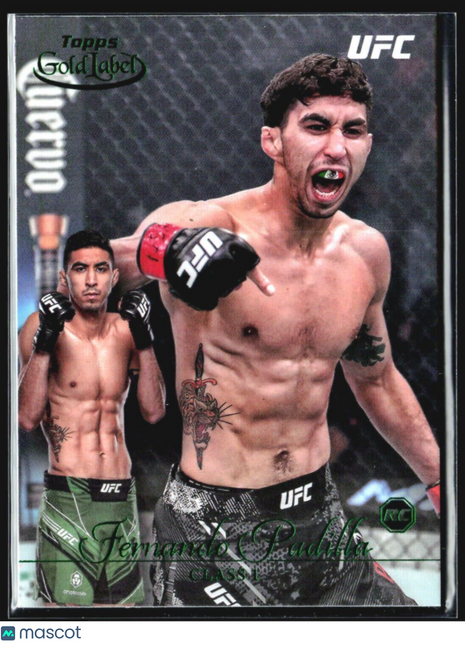 2024 Topps UFC Gold Label Fernando padilla Class 1 Green Rc #6