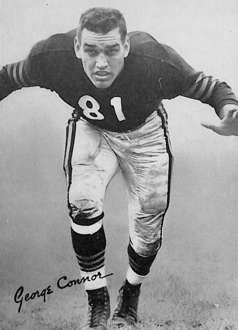 1948-52 Exhibit W468 George Connor Bears HOF