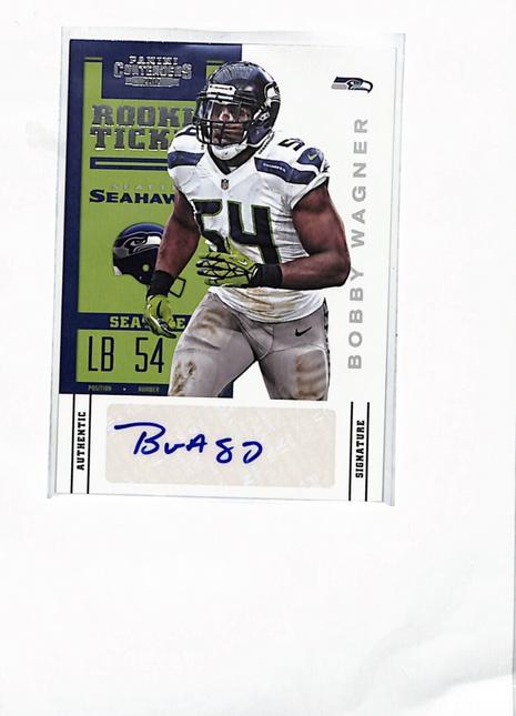 2012 Panini Contenders Rookie Ticket Bobby Wagner Rc Auto #107