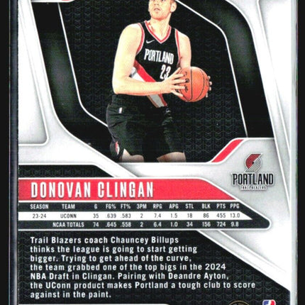 2024-25 Panini Prizm Donovan Clingan Rc #221