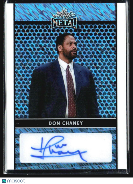 2024 Leaf Metal Don Chaney Blue SHimmer Auto /10 #LA-DC2