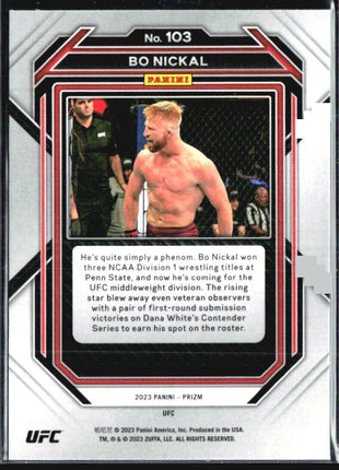 2023 Panini Prizm Bo Nickal Rc #103
