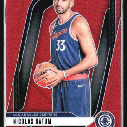 2024-25 Panini Prizm - #177 Nicolas Batum Red /225