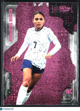 2024 Metal Universe Champions Alyssa Thompson Pink Fx /75 #15