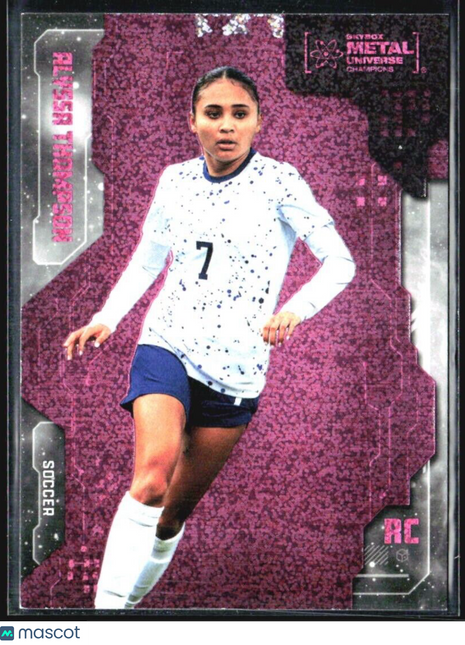 2024 Metal Universe Champions Alyssa Thompson Pink Fx /75 #15