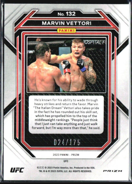 2023 Panini Prizm Marvin Vettori Blue /175 #132