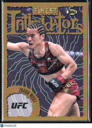 2024 Topps UFC Finest Zhang Weili Intimidators #INT-27